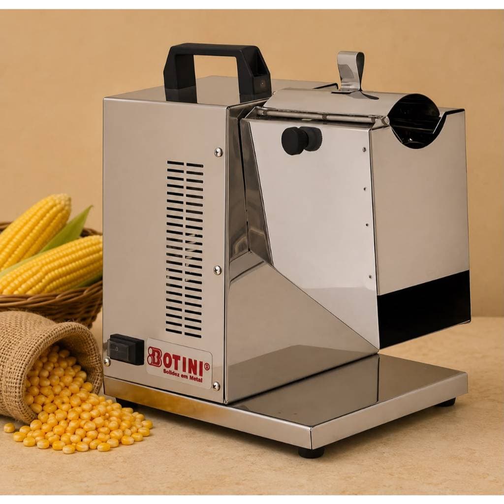 Ralador Elétrico De Milho Verde Bivolt Botini Total Em Inox