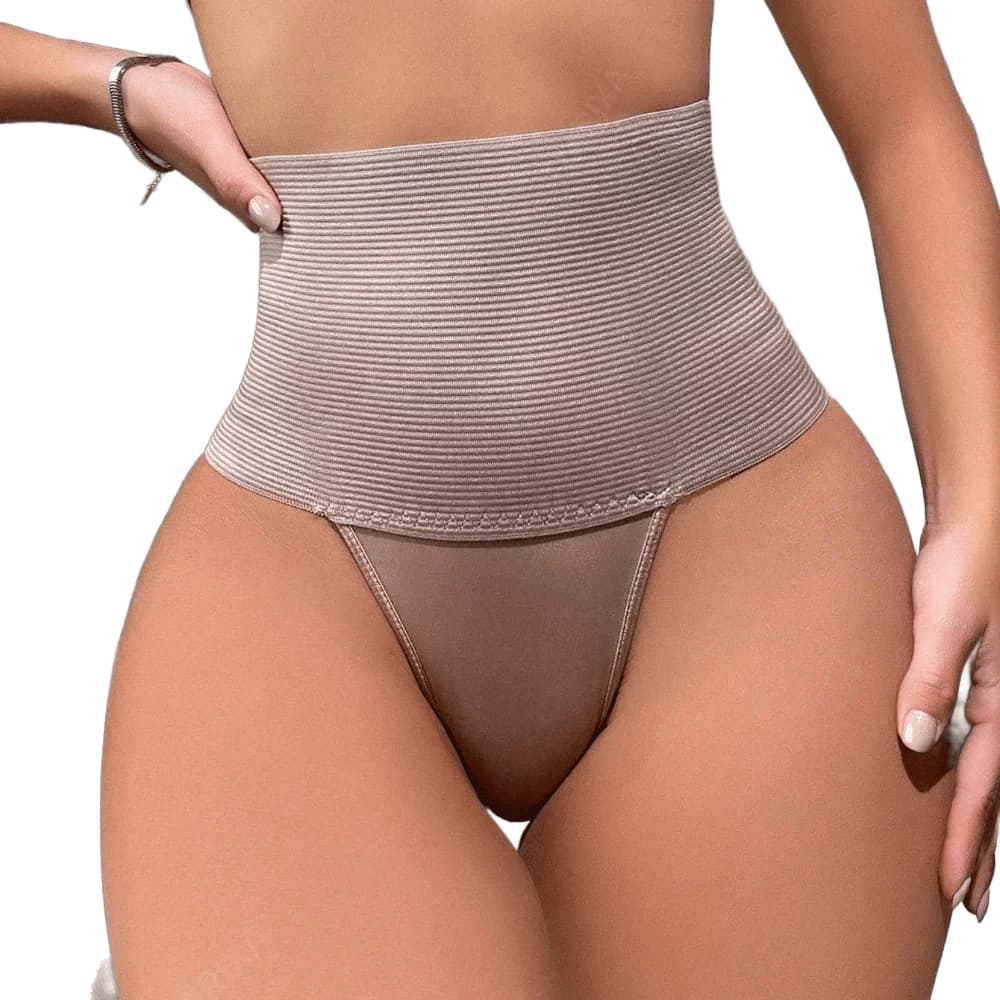 Calcinha Cinta Modeladora Zero Barriga Alta Compressão Confortável Reduz Medidas Não Marca