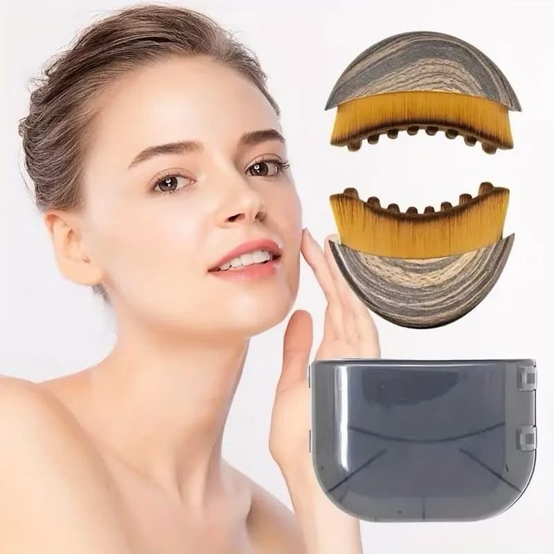 Escova Facial Modeladora Drenagem Linfática Alivia A Fadiga
