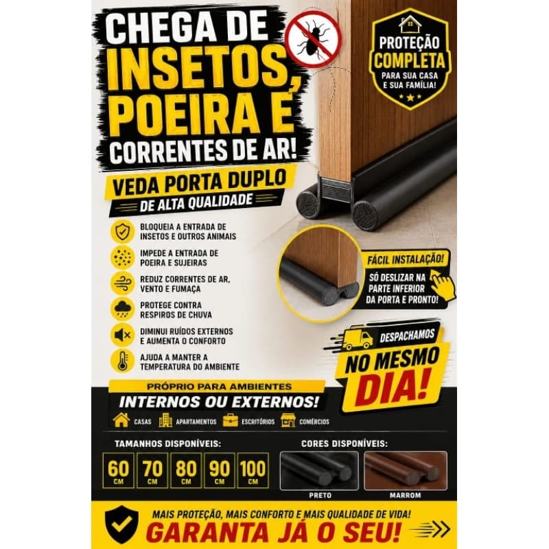 veda porta cobrinha de porta protetor de porta