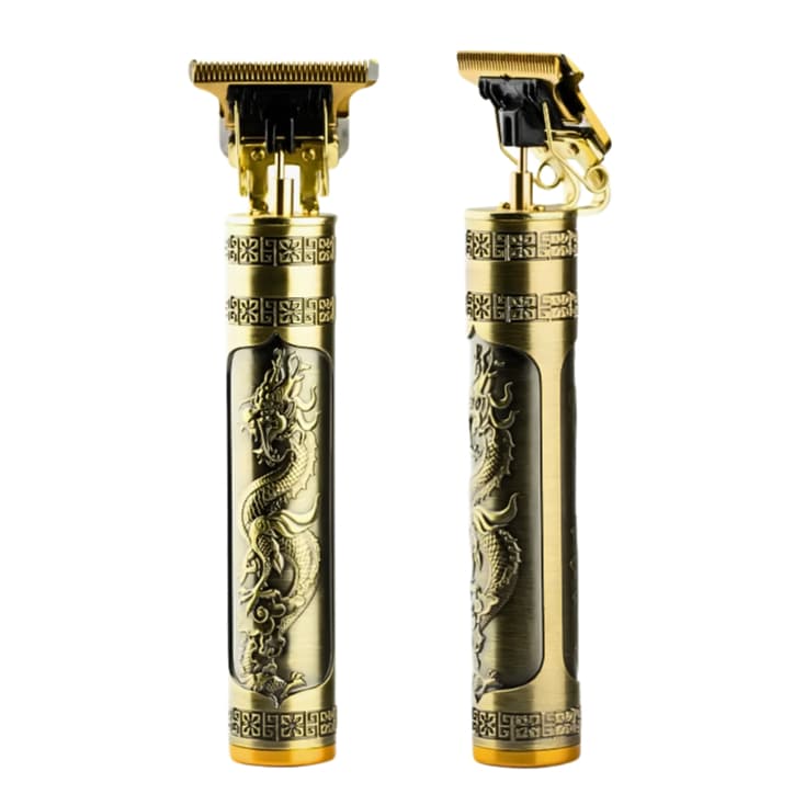 Máquina de Cortar Cabelo Profissional Sem Fio - Recarregável Design Dragão