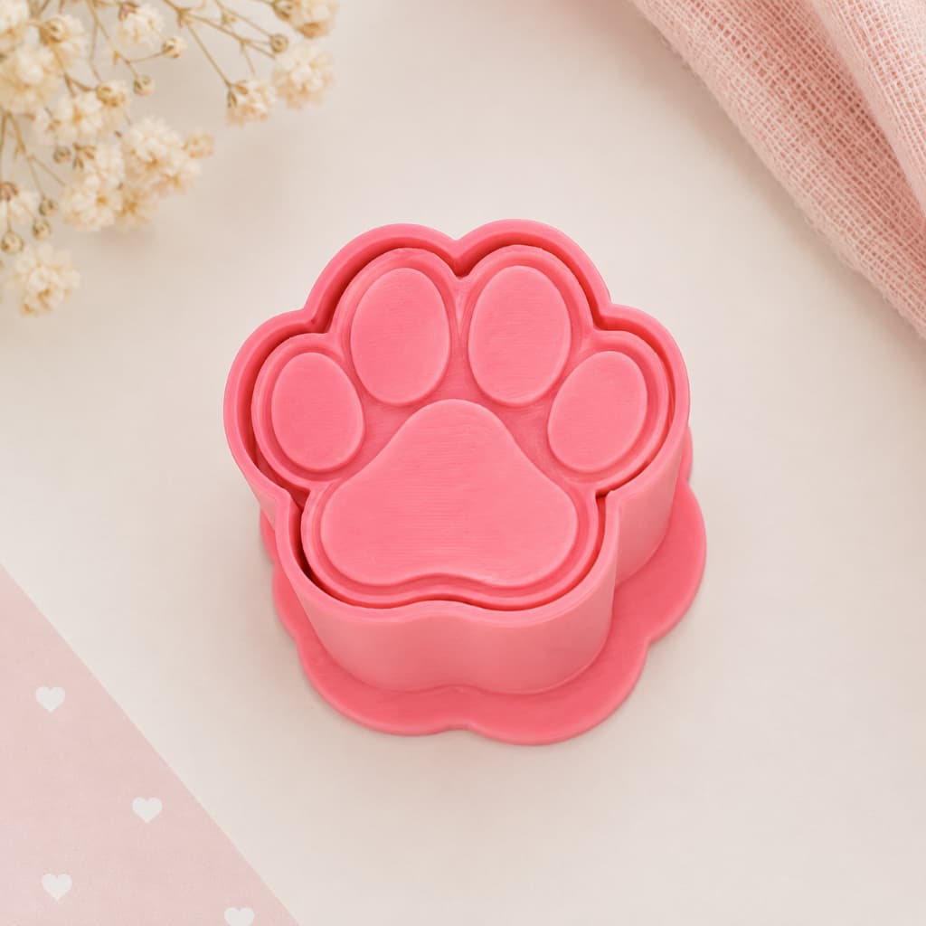 Modelador Ejetor Para Brigadeiros Pata De Cachorro Fofo Cachorrinho Confeitaria Pasta Americana Biscuit 3D