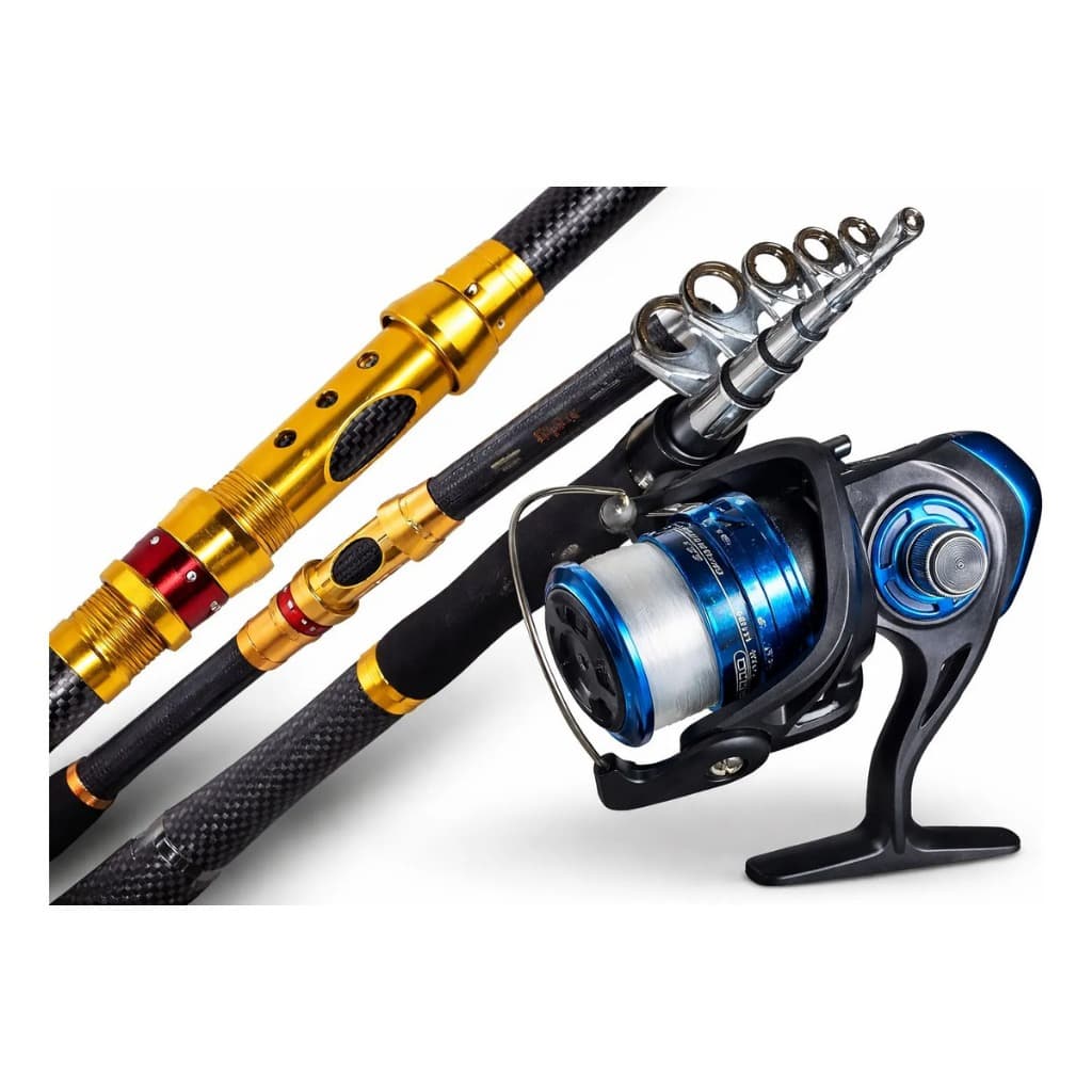 Kit Vara Carbono Praia Costeira 4,50 M 18kg + Molinete J6000