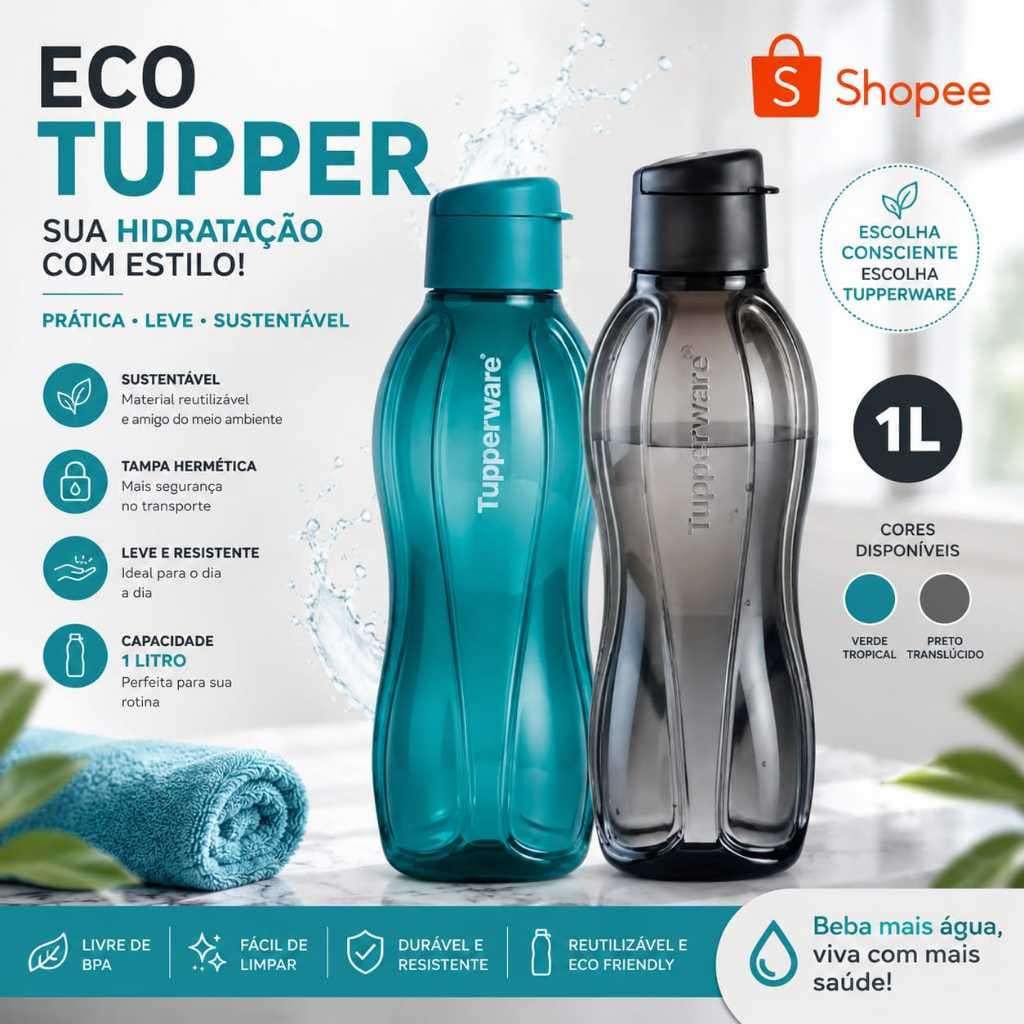 Garrafa Eco Tupper 1L - Tupperware