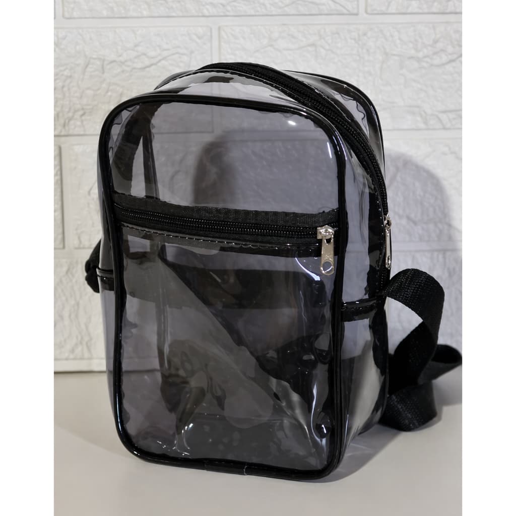 Kit Atacado 15  Bolsa Shoulder Bag Transparente Neon, Cristal 0.40, Transversal bolsa de ombro, Praia e Piscina