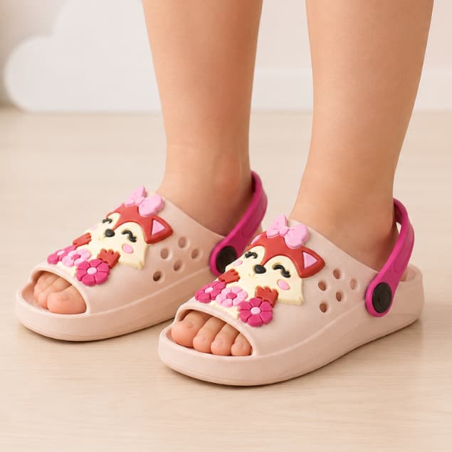 Sandália Infantil Menina Chinelo Confortável Colorido para Escola Dia Dia Brincadeiras