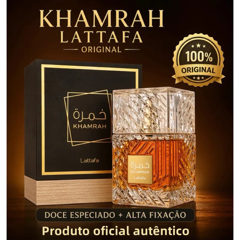 Perfume árabe kamla Lattafaa 100 ml original original fragrância duradoura 48 horas