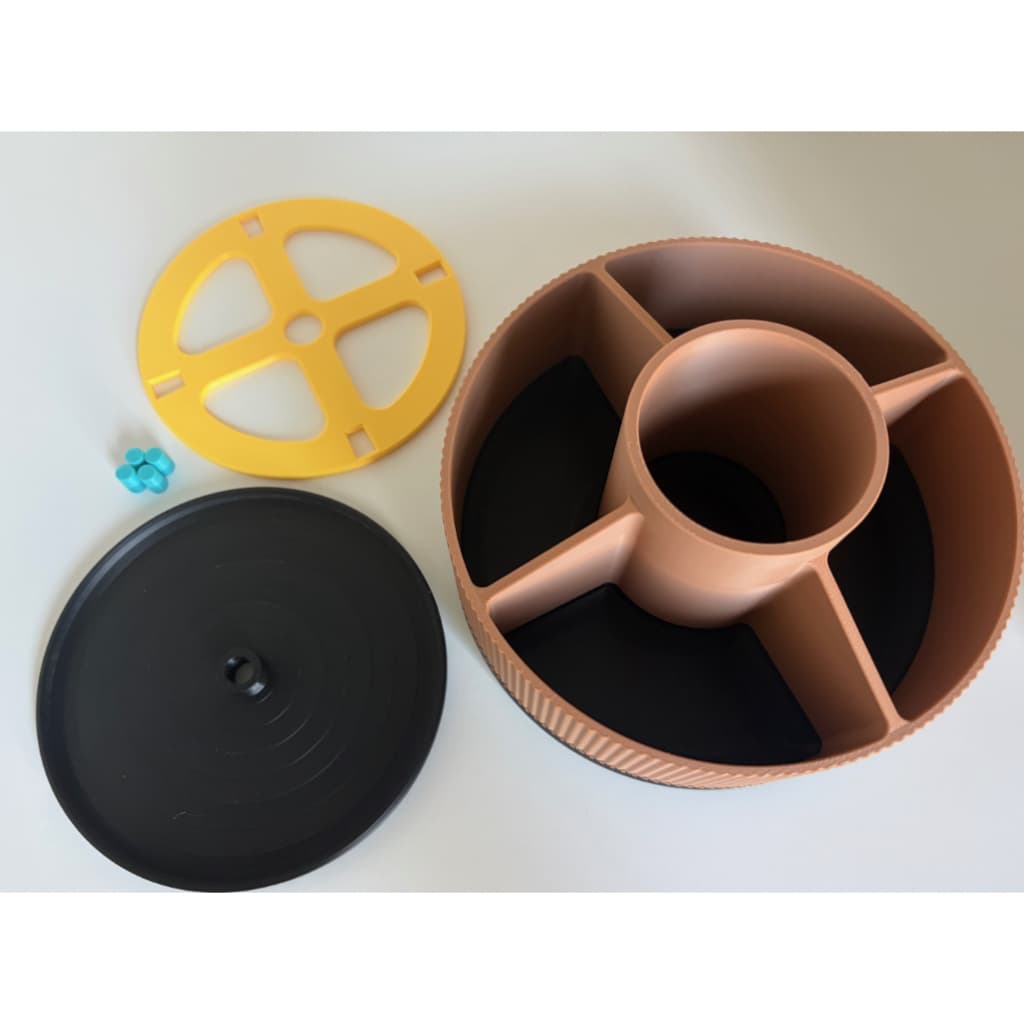 Muggora Organizador de mesa de escritório Rotativo Moderno  Escolha Sua Cor