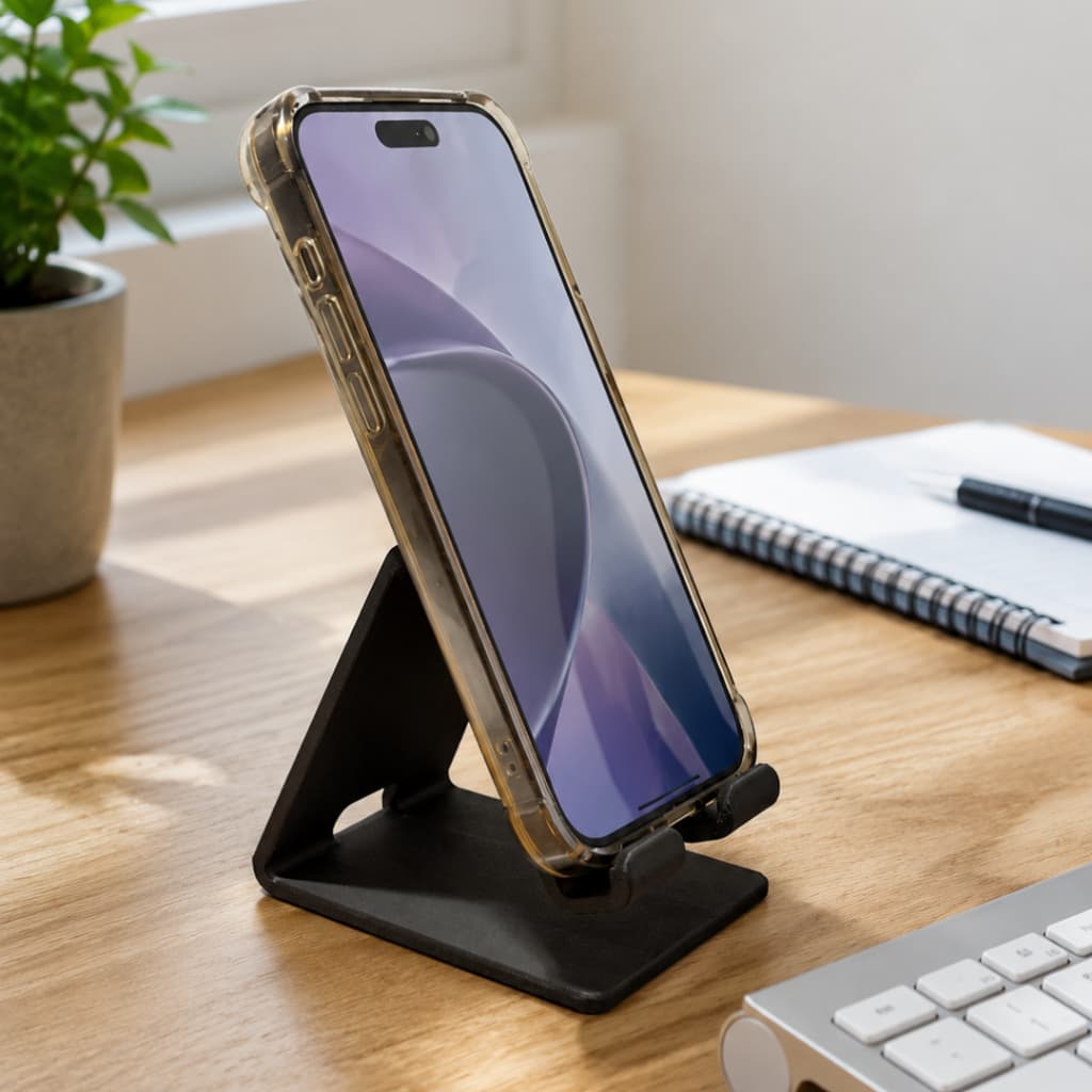 Suporte Fixo de Celular de Mesa Universal Para Smartphone Escritório Cozinha Home Office