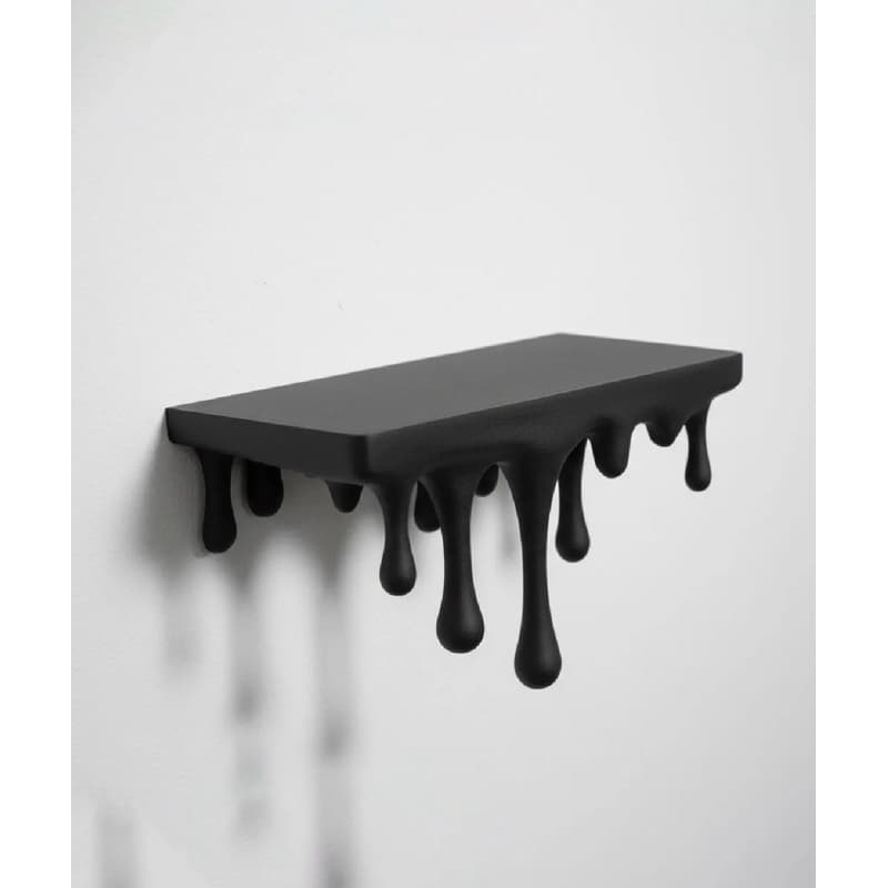 Prateleira de Slime - Preto, Branco, Azul e Verde
