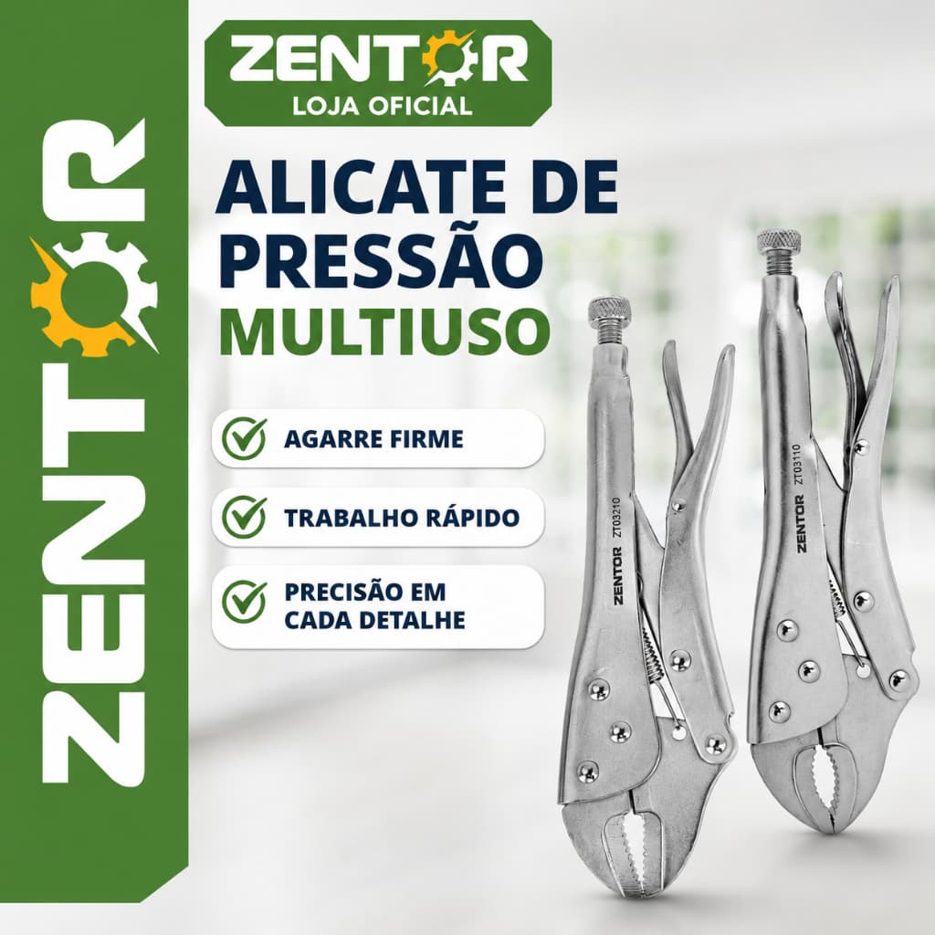 Alicate de Pressão - Alicate de Pressão 10 POLEGADAS ZENTOR