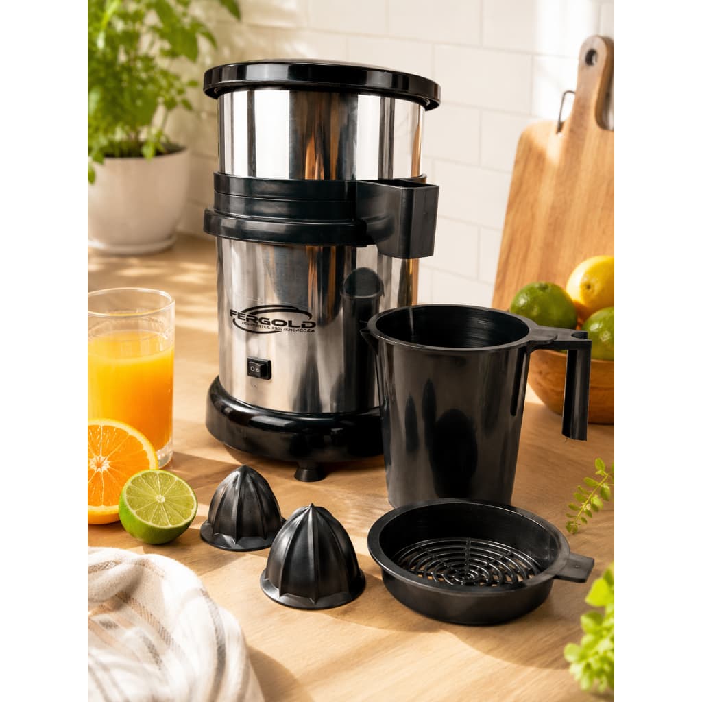 Espremedor Extrator Sucos Laranja E Limao Profissional Inox Cor Prateado Frequência 60 110v/220v