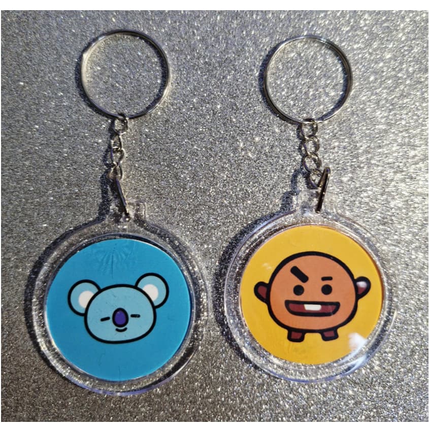 10 /20 /30/ 40 Chaveiros Acrílicos Redondo Para Personalizar (SEM PERSONALIZAÇÃO) lembrancinha