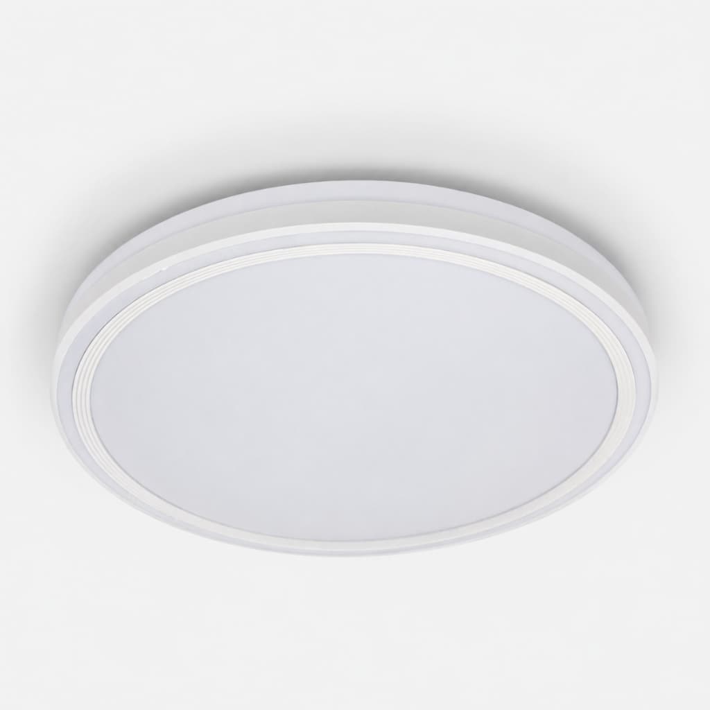 Plafon Led Moderno sobrepor 31w Redondo 3000k (Quente) 4000k (Neutra) 6500k (Frio) 37cm Tipo Genova - Branco