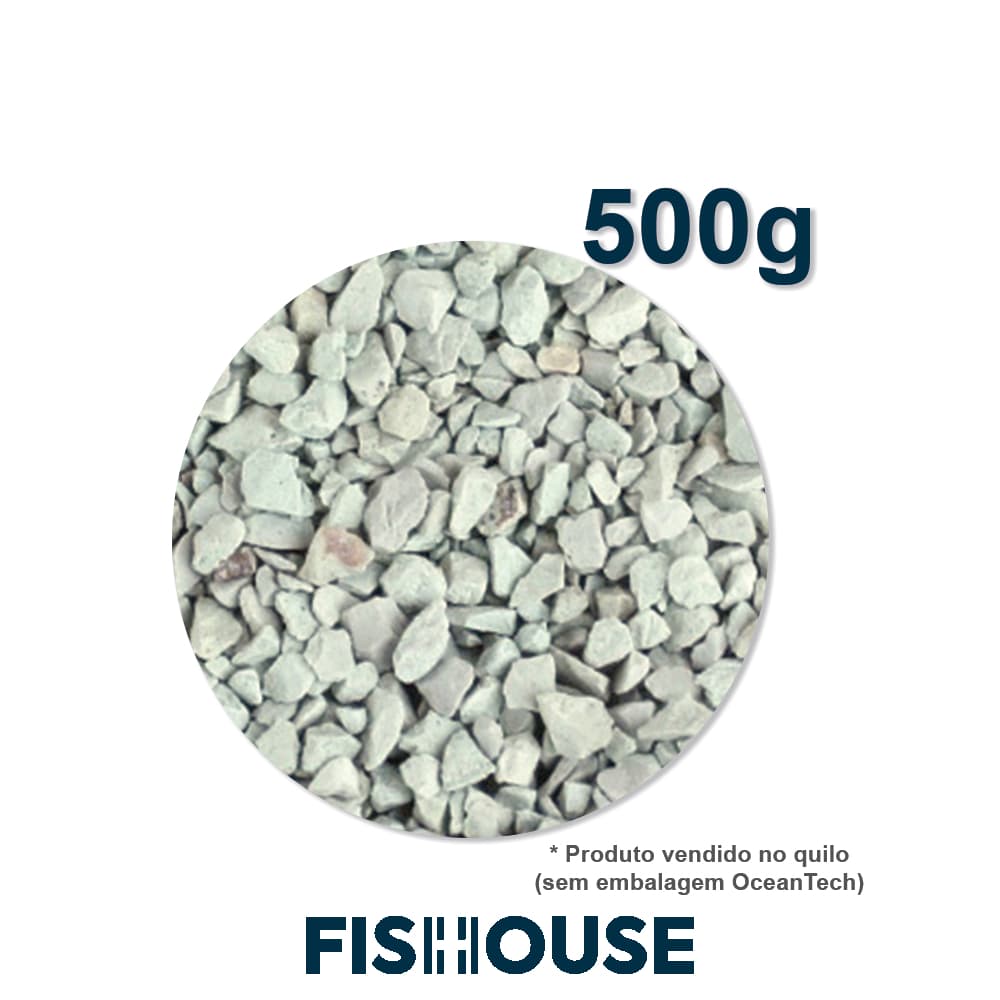 Mídia biológica (Removedor de Amônia) - Zeolite (500g) - OceanTech