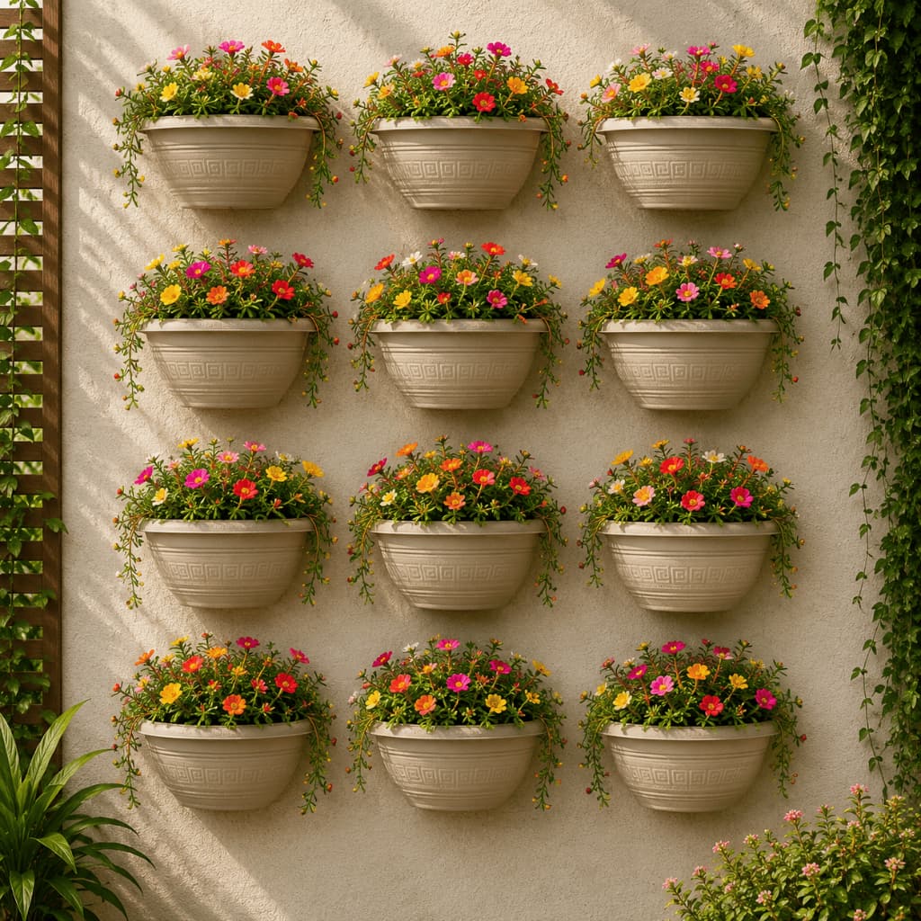 12 Vasos para Plantas Decoração Casa Jardim 1,7 Litros