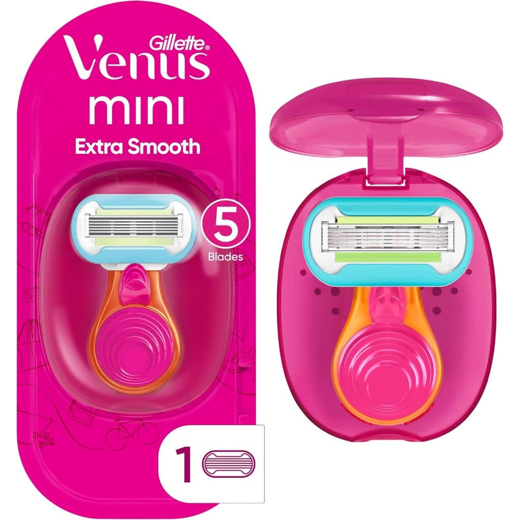 Lâmina Gillette Venus Extra Smooth On The Go + Estojo de Viagem
