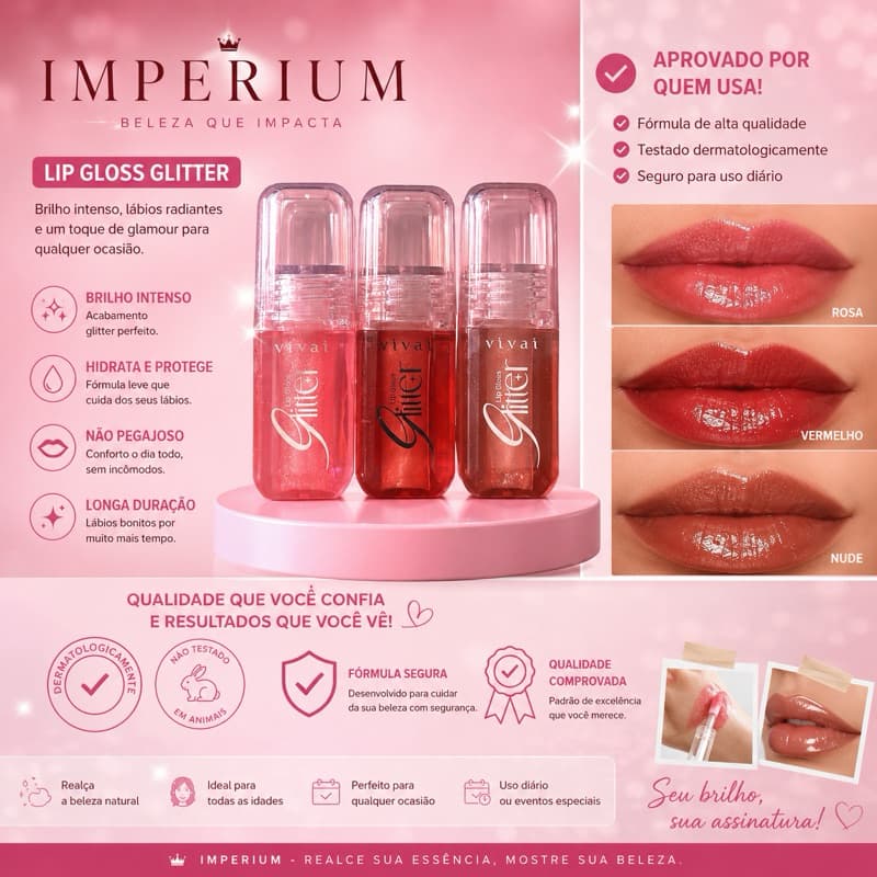 Lip Gloss Brilho Radiante
