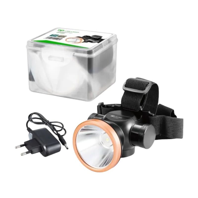 Lanterna de Cabeça Recarregável DP LED DP-7223A 2000mAh 3W