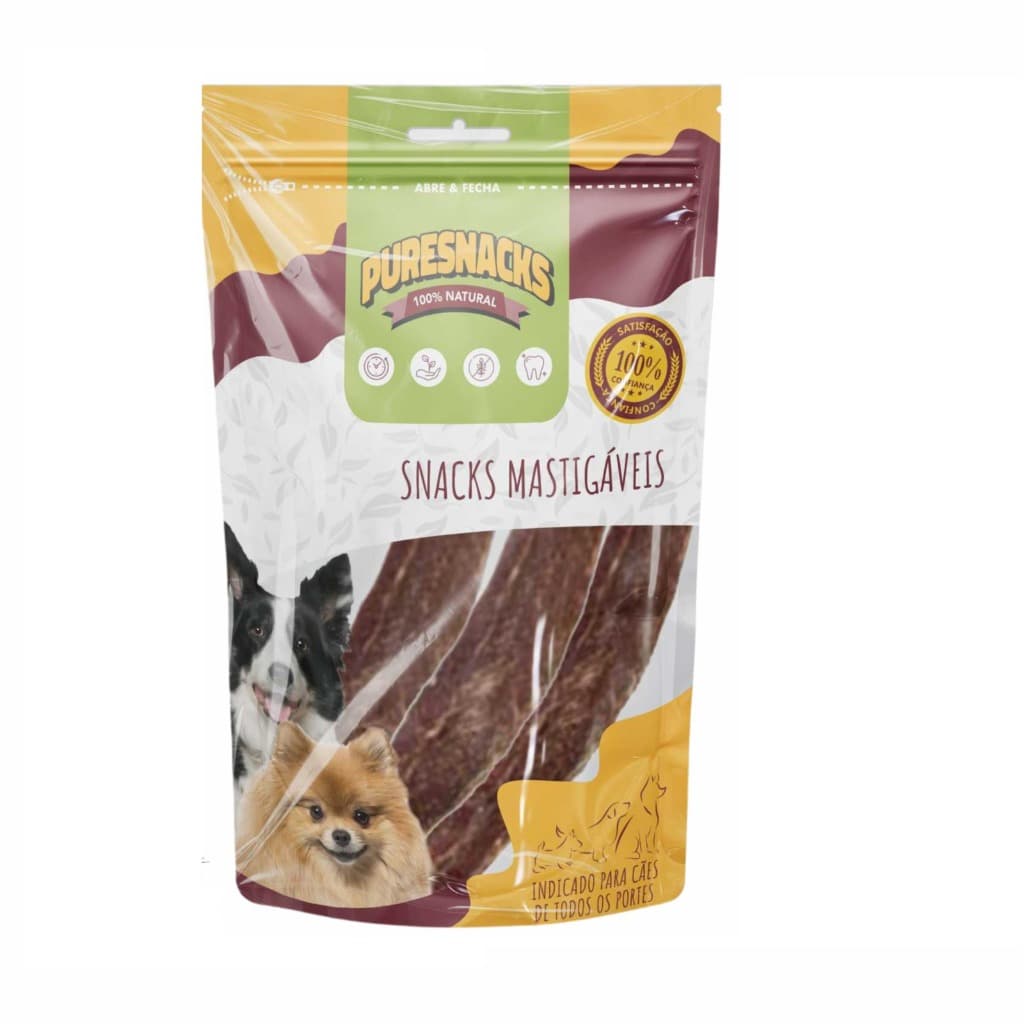 Petisco Snack Natural Cão Filezinho Carne Desidratado PureSnacks