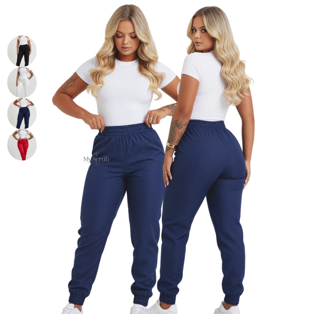 Calça de Pijama Cirurgico Hospitalar Scrub UNISSEX OXFORD Cuidadora enfermeira veterinária enfermagem - CALÇA JOGGER