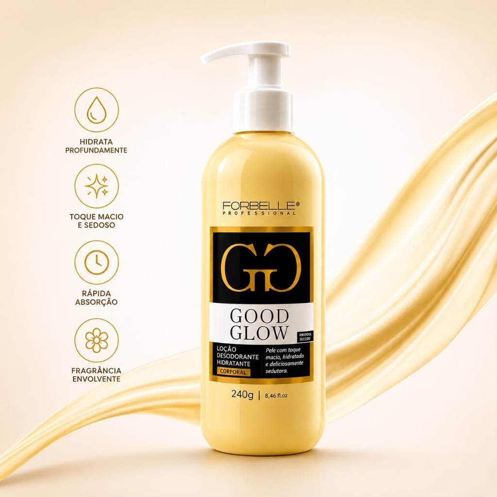 Loção Hidratante Corporal Good Glow Forbelle Professional - 240 mL