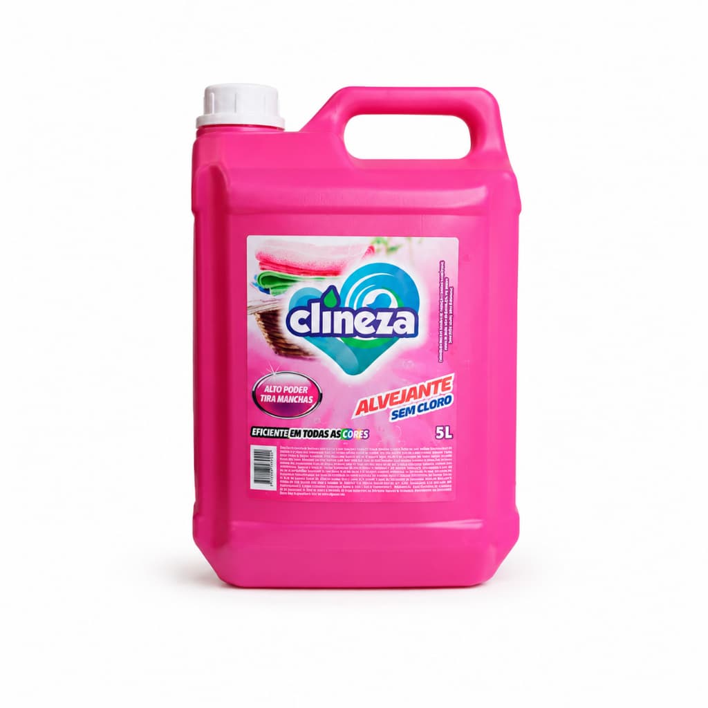 Alvejante Sem Cloro Tira Manchas Clineza 3 Em 1 5L
