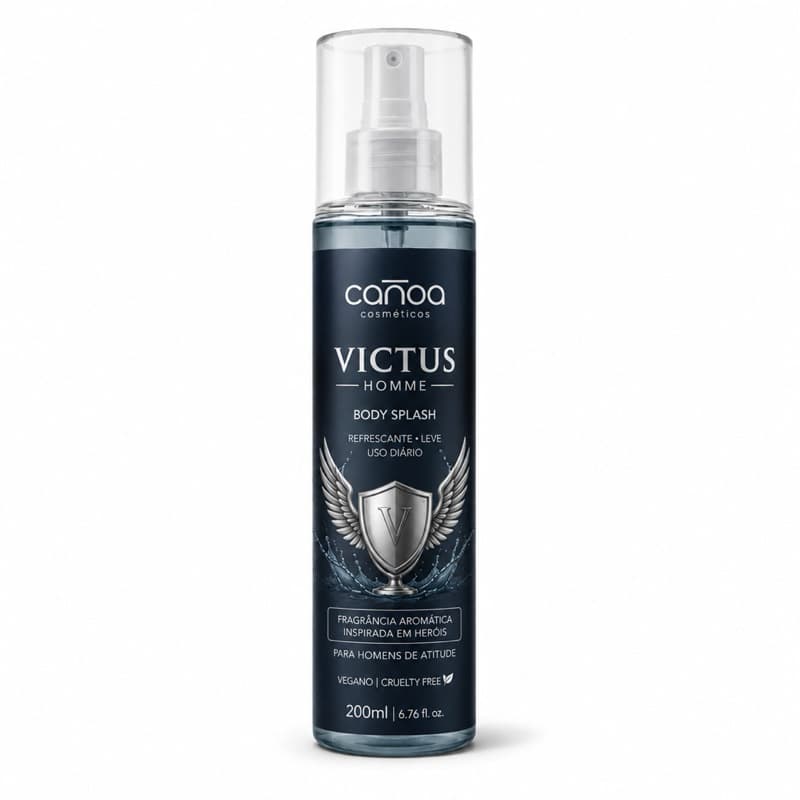 Body Splash Masculino 200ml Inspirado em Perfume Importado Longa Duração Canoa Cosméticos