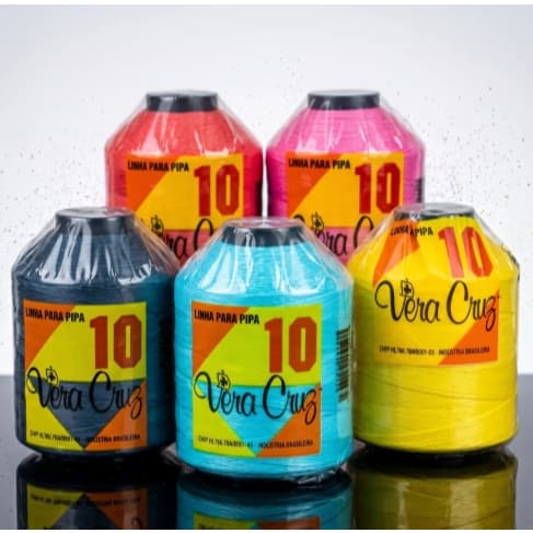 Linha Vera Cruz 1500 Jardas Fio 10 para Pipas, Papagaios e Raias (Original)