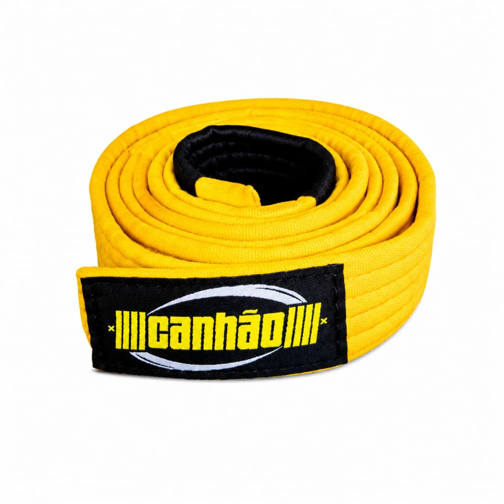 FAIXA AMARELA JIU JITSU ARTES MARCIAIS, INFANTIL KIDS CANHÃO
