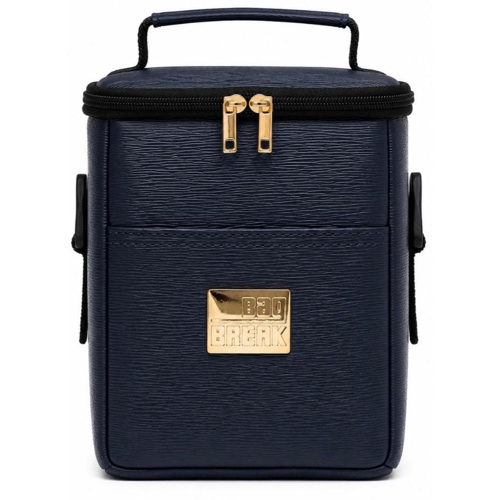 Bolsa Térmica Fitness Marmita Azul Lancheira Academia