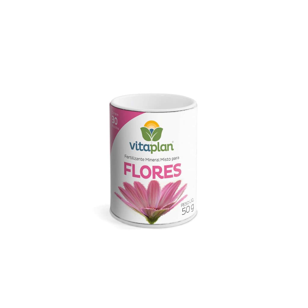Fertilizante Mineral Misto para Flores Vitaplan 50g