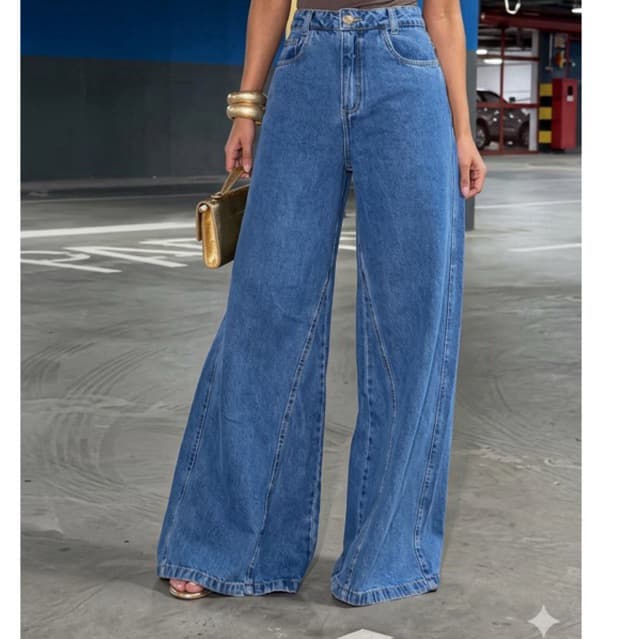 feminina jeans calça pantalona 1505