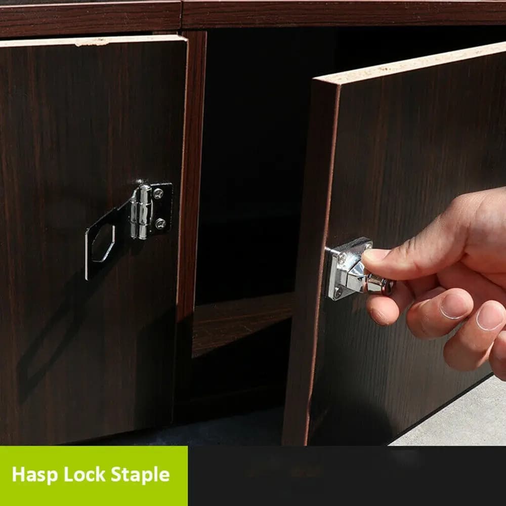 Fechaduras Da Porta Do Armário Com Chaves Hasp 3"