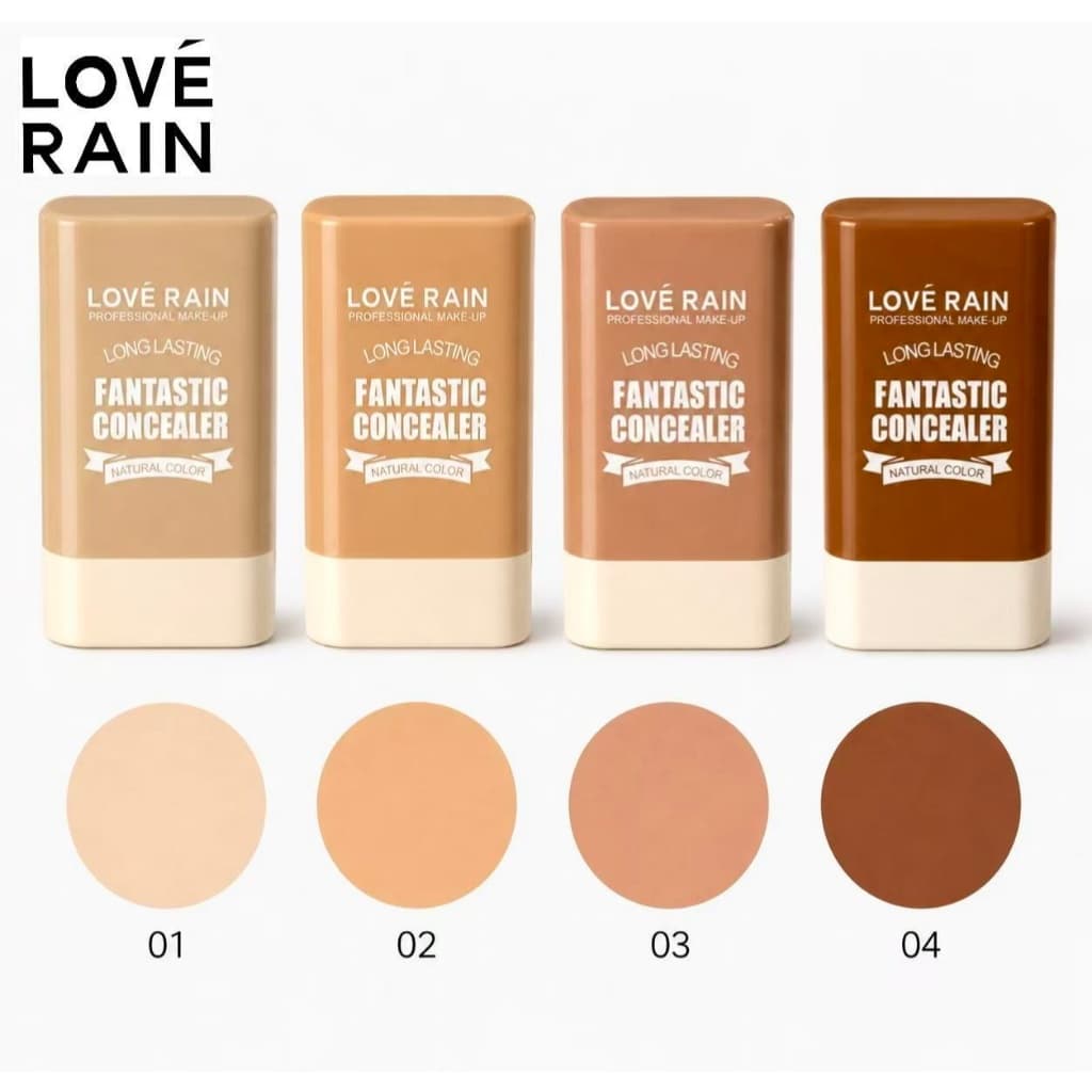 2026 Love Rain 4 cores, bastão de base totalmente renovado. Bastão de base para maquiagem, perfeito para o calor