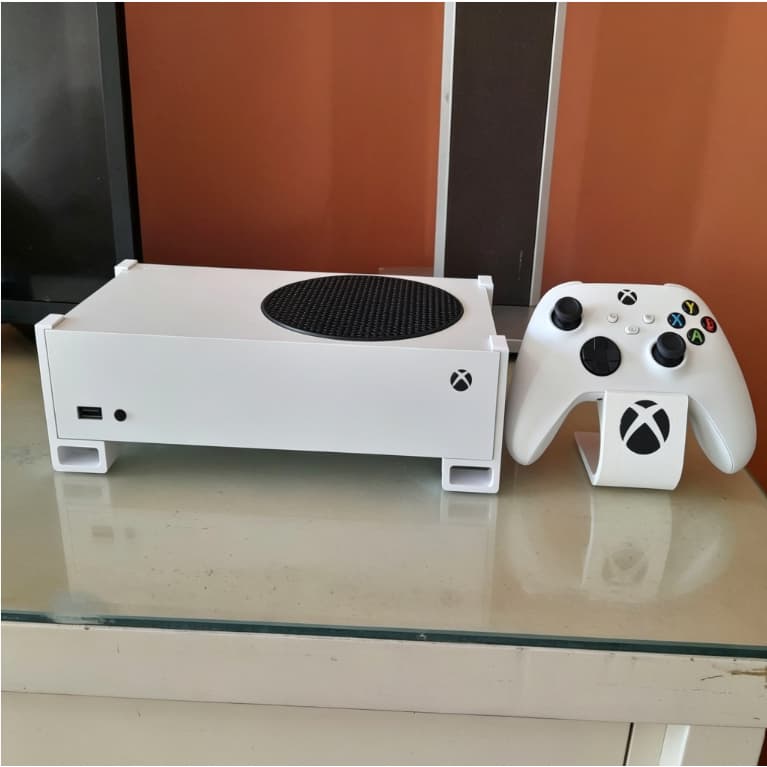 Kit Suporte Horizontal Xbox Series S + Suporte para Controle