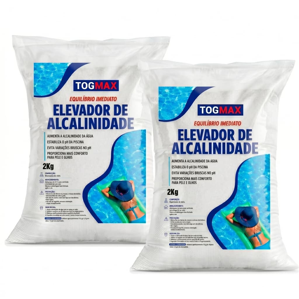Elevador de Alcalinidade Togmax Para Piscinas Escolha sua Variação