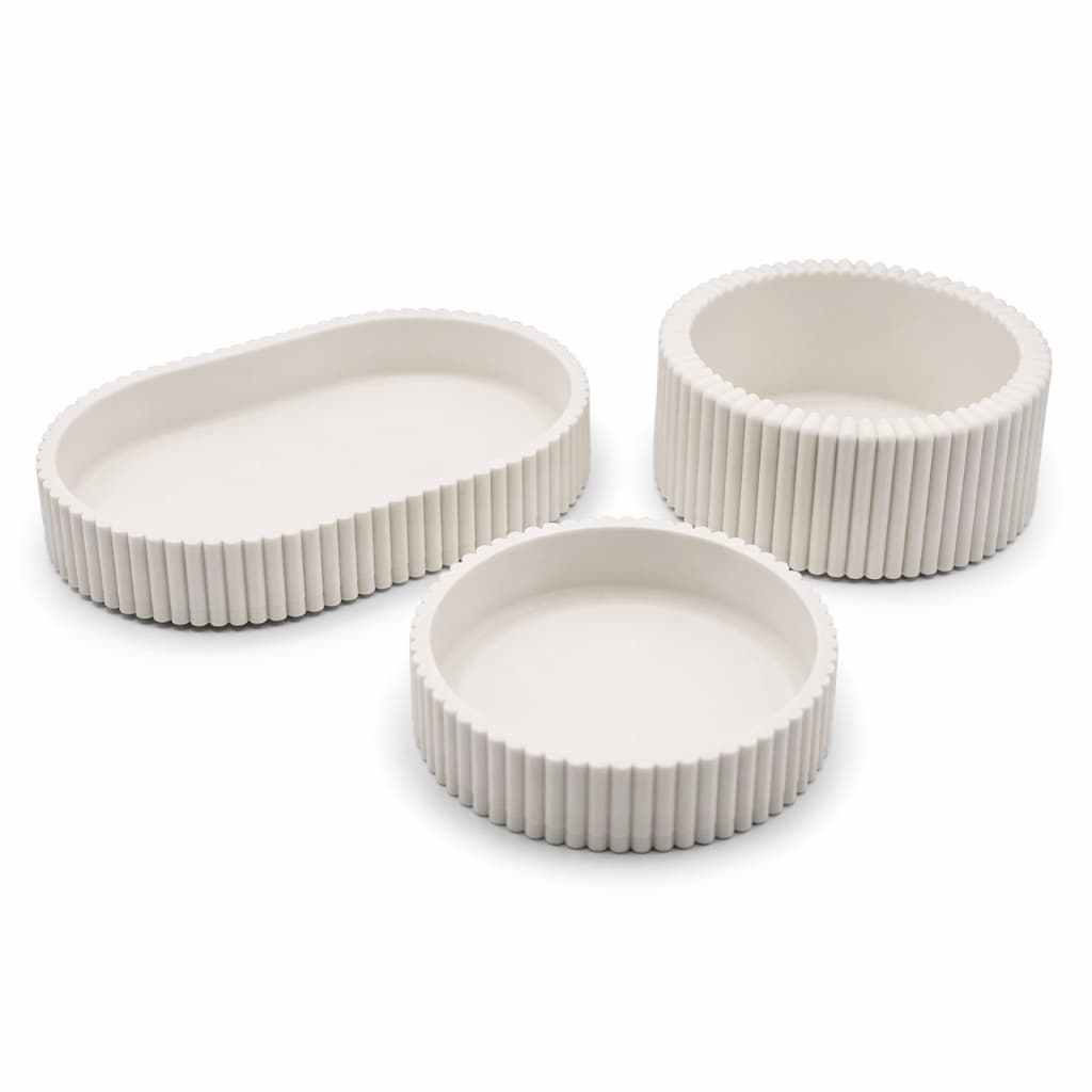 Kit Com 3 Bandejas Organizadoras Casa Decoração Acessórios