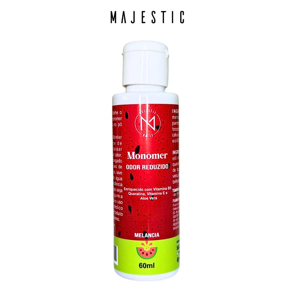 MONOMER MELANCIA (Odor reduzido) Sem DMPT Alongamento Majestic Nails