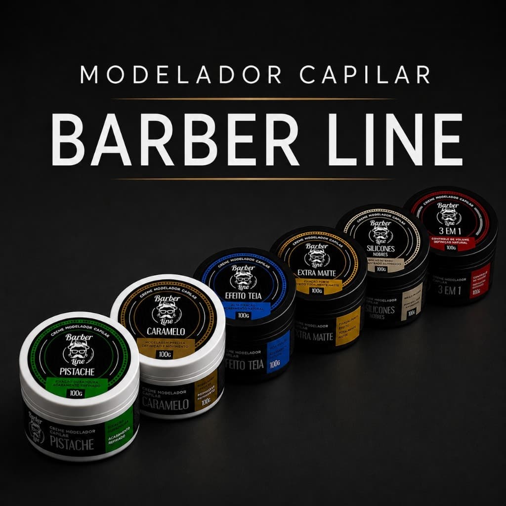 Cera Modeladora Para Cabelo, Barba, Bigode e Pomada Capilar Modelador
