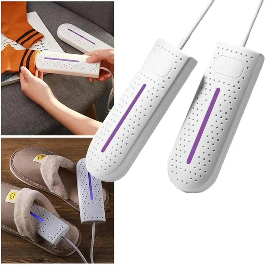 Secador Elétrico Portátil para Sapatos Tênis Secagem Rápida Elimina Odores Mau Cheiro Umidade