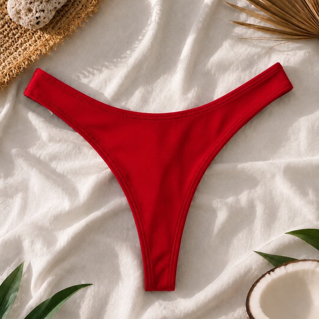 Calcinha Biquini Feminino Asa Delta Avulsa Fio Dental Forrada Costura Invisivel Embutida praia
