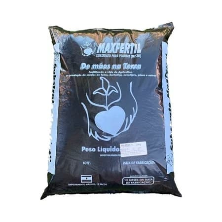 Substrato Max Fértil a Base de Casca de pinus Compostada 25kg