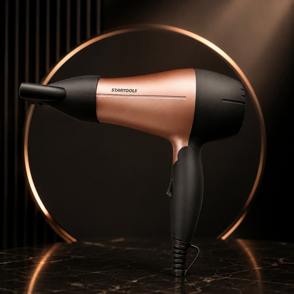Secador De Cabelo Portátil Alta Potência Bivolt 1200w Rosa Ou Cinza Dobrável
