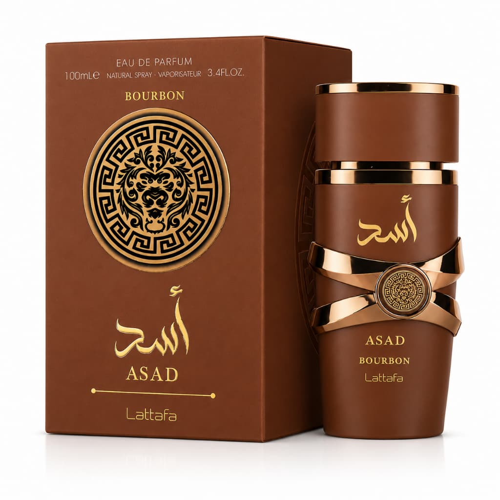 Perfume Asad Bourbon Eau de Parfum Brown 100ml Original