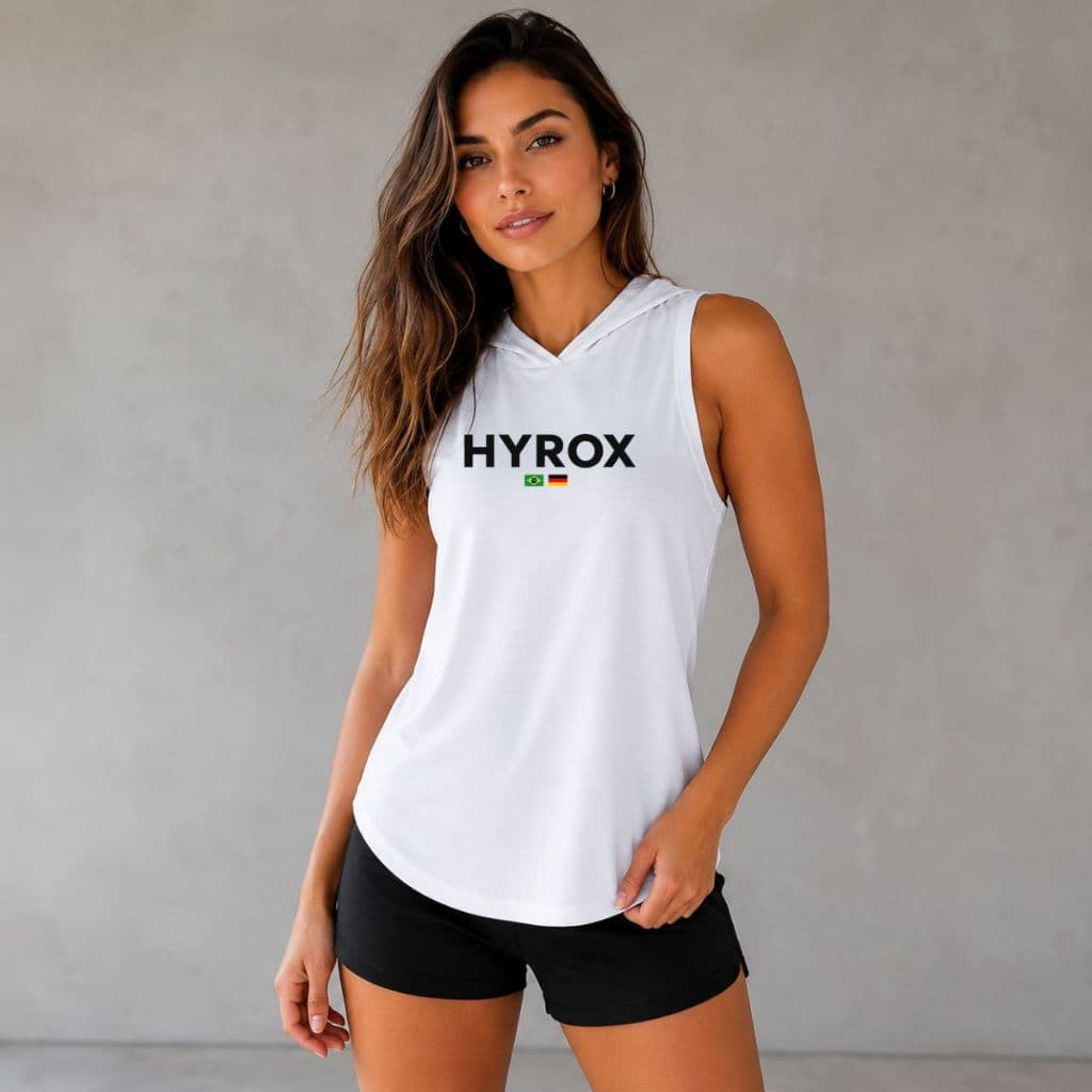 Regata Hyrox Feminina Academia Bandeira Alemanha Brasil Modelagem Tapa Bumbum