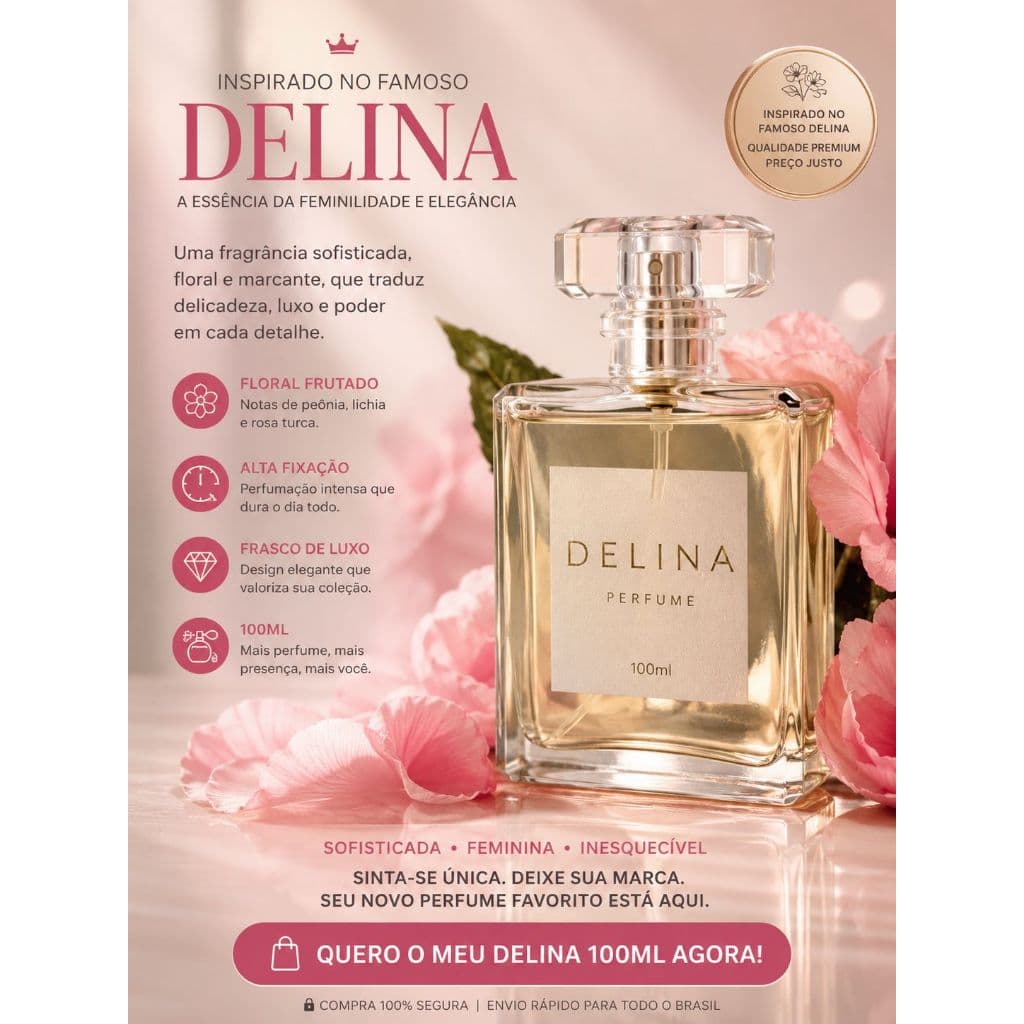 Perfume inspirado no Delina 100ml
