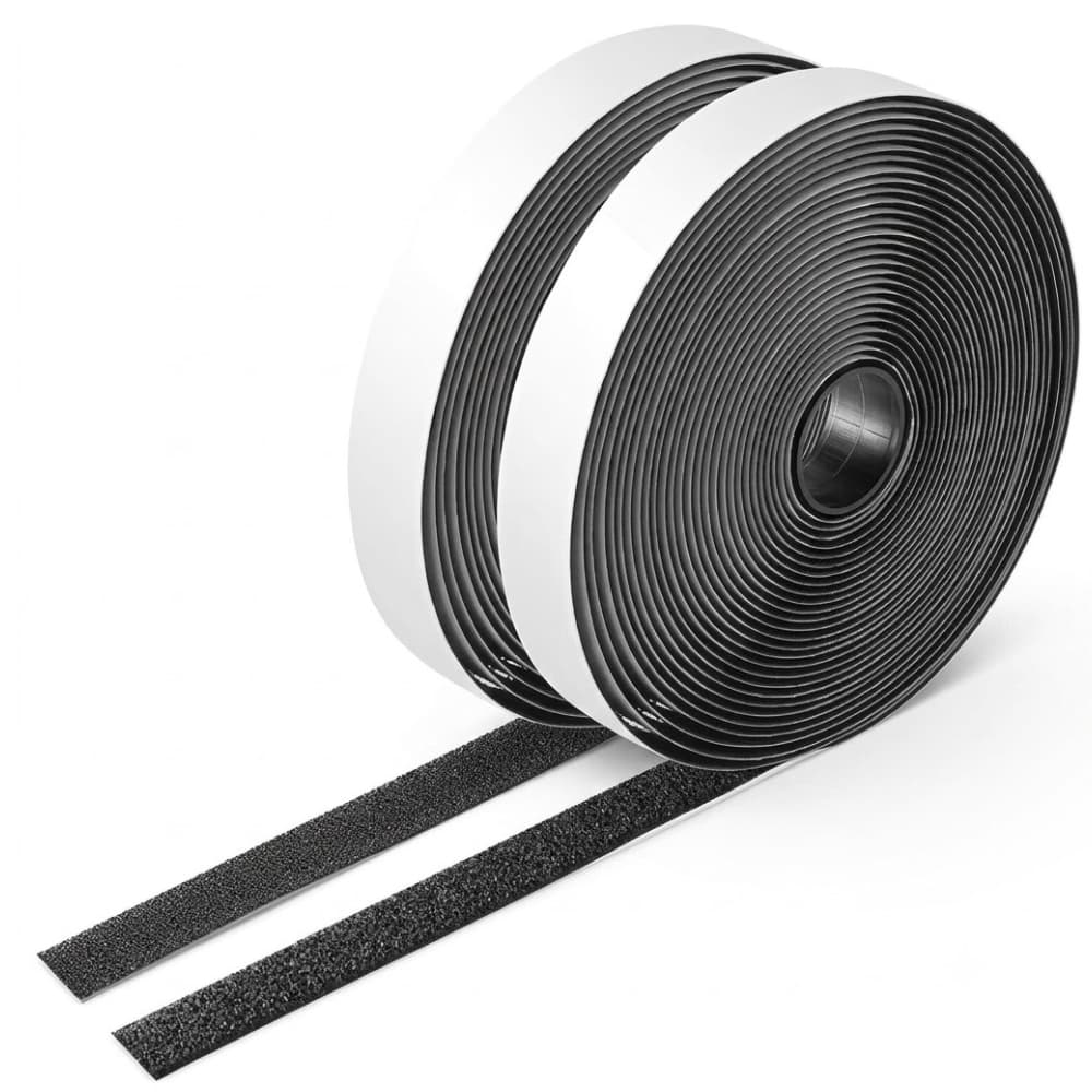 Fita Fecho de Contato 25mm Autocolante Rolo (Macho e Fêmea) - Fixação Forte para Organização e Reparos