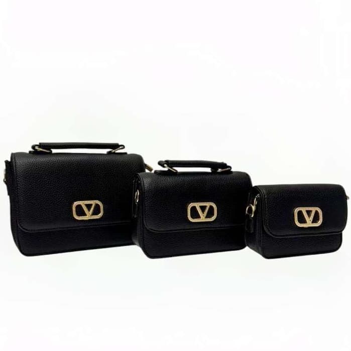 Bolsas Femininas Transversal Pequena Média Grande Bolsa de Mão com Alça Transversal e Detalhe Dourado
