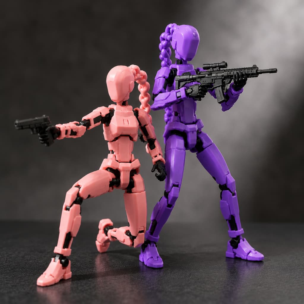 Boneco Dummy 13 Feminino Articulado Para Estúdio Poses Desenho Stop Motion Crianças Artistas
